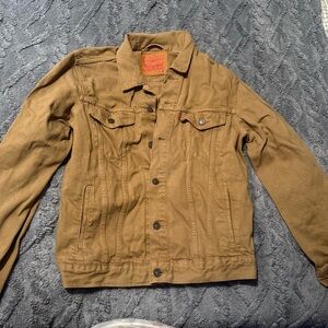 Levi's Tan Brown Denim Jacket